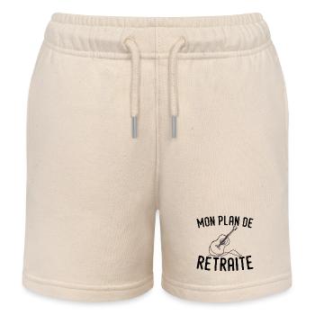 My Guitar Retirement Plan - Gitarrengeschenk - Kinder Organic Joggingshorts Mini Bolter von Stanley/Stella - Natur - Vorne