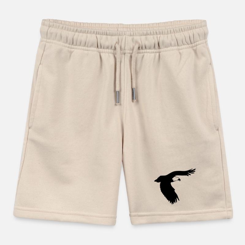 Raubvogel - Adler - Eagle Kids Organic Sweat Shorts by Stanley/Stella