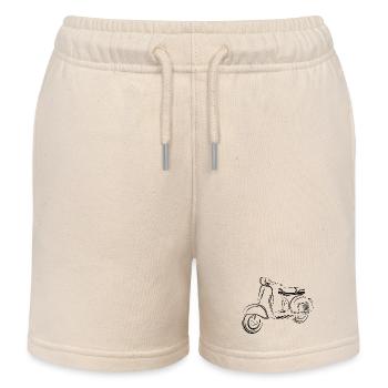 scooter moto scooter scooter moto scooter - Short de jogging enfant bio Stanley/Stella - écru doux - Devant