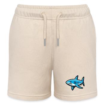 Requin - Short de jogging enfant bio Stanley/Stella - écru doux - Devant