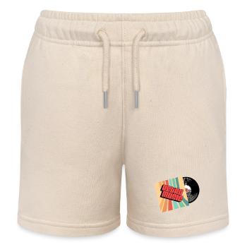 Retro-Musik - Kinder Organic Joggingshorts Mini Bolter von Stanley/Stella - Natur - Vorne