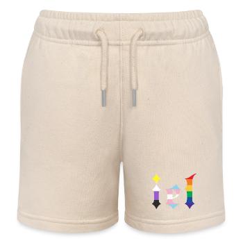 Gothic - Kids Organic Sweat Shorts by Stanley/Stella - soft Ecru - Front
