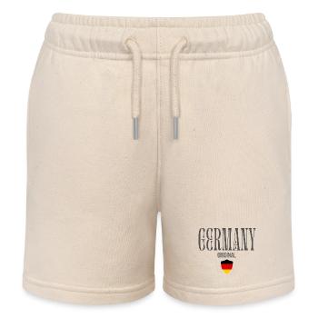 Flagge Deutschlands, made in Germany - Kinder Organic Joggingshorts Mini Bolter von Stanley/Stella - Natur - Vorne