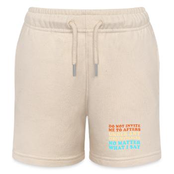 Techno House Electro Festival Hardstyle EDM - Kinder Organic Joggingshorts Mini Bolter von Stanley/Stella - Natur - Vorne