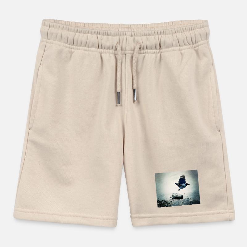 Crow's Flight Kids Organic Sweat Shorts by Stanley/Stella