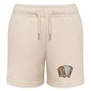 Steirische Harmonika Quetschn Ziehharmonika - Kinder Organic Joggingshorts Mini Bolter von Stanley/Stella - Natur - Vorne