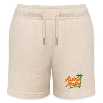 Assinie-Mafia - Kinder Organic Joggingshorts Mini Bolter von Stanley/Stella - Natur - Vorne