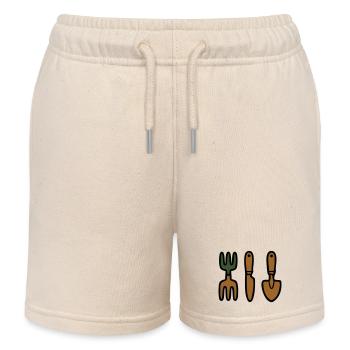 Gartenwerkzeug Gärtner Landschaftsbau Garten - Kinder Organic Joggingshorts Mini Bolter von Stanley/Stella - Natur - Vorne