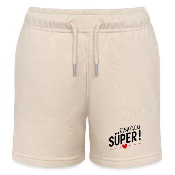 Süper - Kinder Organic Joggingshorts Mini Bolter von Stanley/Stella - Natur - Vorne