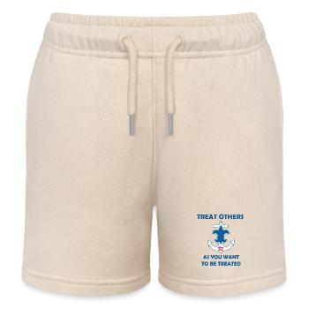Scouts de mer Loi Vœu - Short de jogging enfant bio Stanley/Stella - écru doux - Devant