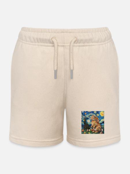 Osterhase, Ostern, Hase - Kinder Organic Joggingshorts Mini Bolter von Stanley/Stella - Natur