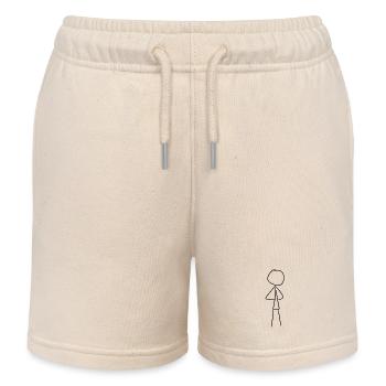 Symbole Humain Homme - Short de jogging enfant bio Stanley/Stella - écru doux - Devant