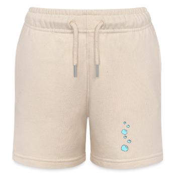 Seifenblasen kreise formen wasser form blau - Kinder Organic Joggingshorts Mini Bolter von Stanley/Stella - Natur - Vorne