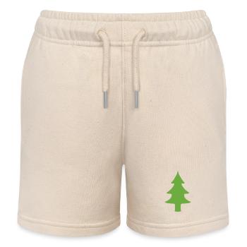 Sapin vert naturel - Short de jogging enfant bio Stanley/Stella - écru doux - Devant