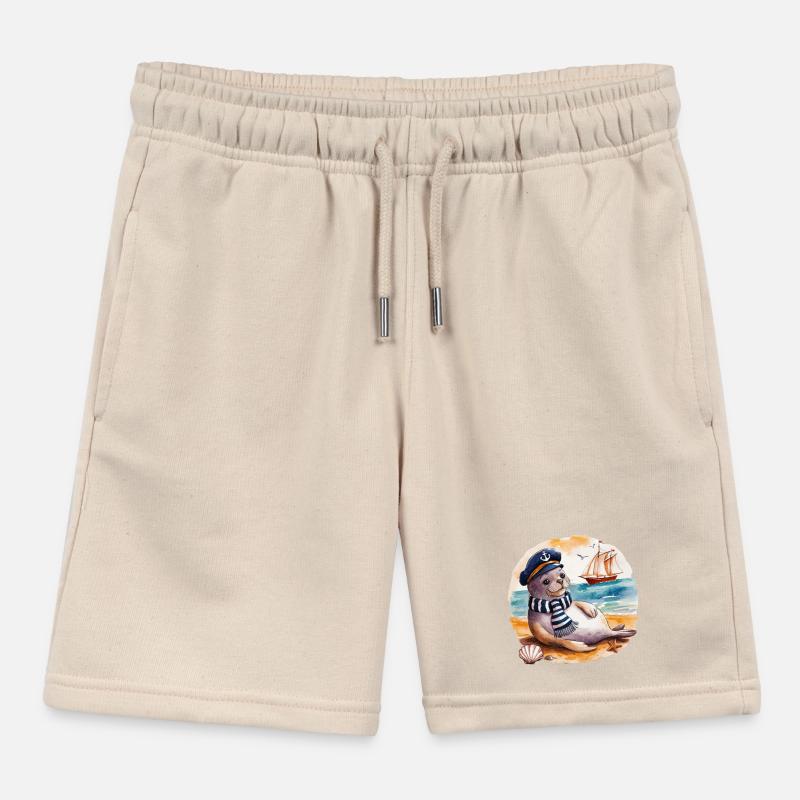 Seehund Kinder Organic Joggingshorts Mini Bolter von Stanley/Stella