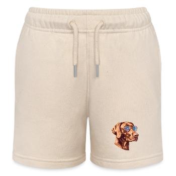 Kurzhaariger Ungarischer Vorstehhund, Vizsla - Kinder Organic Joggingshorts Mini Bolter von Stanley/Stella - Natur - Vorne