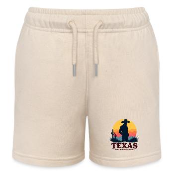 Texas Cowboy - Kinder Organic Joggingshorts Mini Bolter von Stanley/Stella - Natur - Vorne