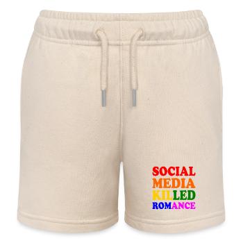 social media killed romance - Short de jogging enfant bio Stanley/Stella - écru doux - Devant
