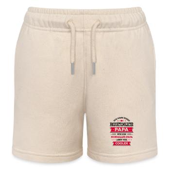 PRODUKTIONSLEITER PAPA - COOLER ALS NORMAL, EXPERT - Kinder Organic Joggingshorts Mini Bolter von Stanley/Stella - Natur - Vorne