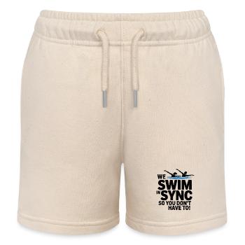 Synchronschwimmen Schwimmer Wassersportler - Kinder Organic Joggingshorts Mini Bolter von Stanley/Stella - Natur - Vorne