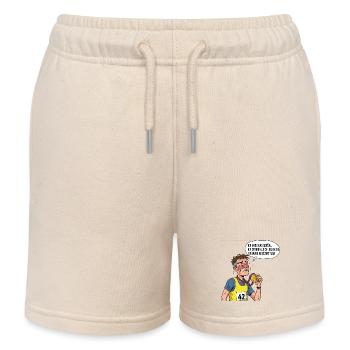 The new best time - Kids Organic Sweat Shorts by Stanley/Stella - soft Ecru - Front
