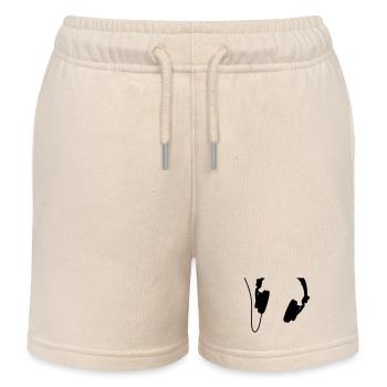 Headphones - Kinder Organic Joggingshorts Mini Bolter von Stanley/Stella - Natur - Vorne
