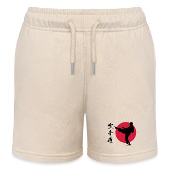 Karate - Kinder Organic Joggingshorts Mini Bolter von Stanley/Stella - Natur - Vorne