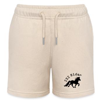 Islandpferd ISI Rider Pferdesport Tölten - Kinder Organic Joggingshorts Mini Bolter von Stanley/Stella - Natur - Vorne