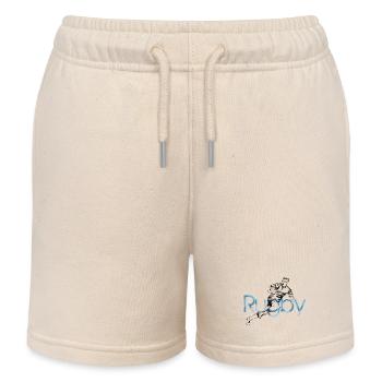 rugby - Kids Organic Sweat Shorts by Stanley/Stella - soft Ecru - Front