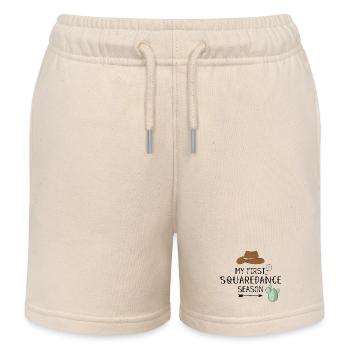 Square Dance - Kinder Organic Joggingshorts Mini Bolter von Stanley/Stella - Natur - Vorne