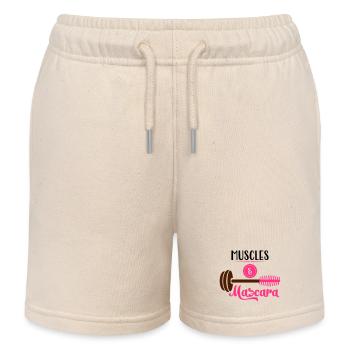 fitness - Kids Organic Sweat Shorts by Stanley/Stella - soft Ecru - Front
