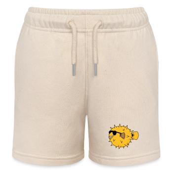 YEAH COOL - Short de jogging enfant bio Stanley/Stella - écru doux - Devant