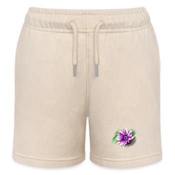 Blume - Kinder Organic Joggingshorts Mini Bolter von Stanley/Stella - Natur - Vorne