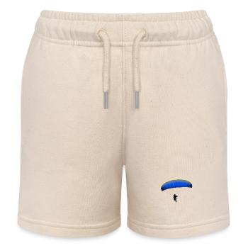 paragliding - Kids Organic Sweat Shorts by Stanley/Stella - soft Ecru - Front
