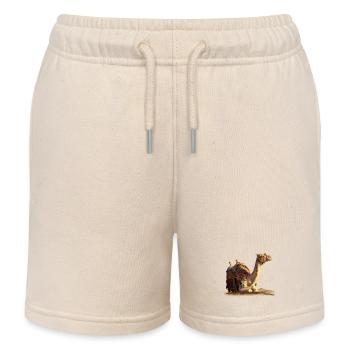 kamel - Kinder Organic Joggingshorts Mini Bolter von Stanley/Stella - Natur - Vorne