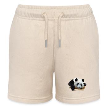 panda - Short de jogging enfant bio Stanley/Stella - écru doux - Devant