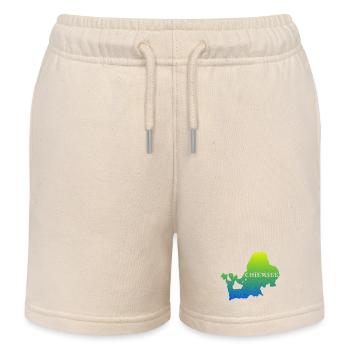 bayerischer See Silhouette - Kinder Organic Joggingshorts Mini Bolter von Stanley/Stella - Natur - Vorne