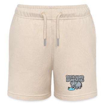 Dick und durstig - Kinder Organic Joggingshorts Mini Bolter von Stanley/Stella - Natur - Vorne