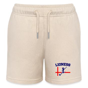 England Fußball Meister der Frauen Lionesses - Kinder Organic Joggingshorts Mini Bolter von Stanley/Stella - Natur - Vorne