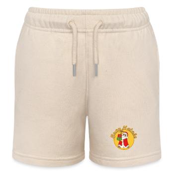 Santa Gifts - Kids Organic Sweat Shorts by Stanley/Stella - soft Ecru - Front