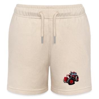 V BM 814 Turbo Tractor - Kids Organic Sweat Shorts by Stanley/Stella - soft Ecru - Front