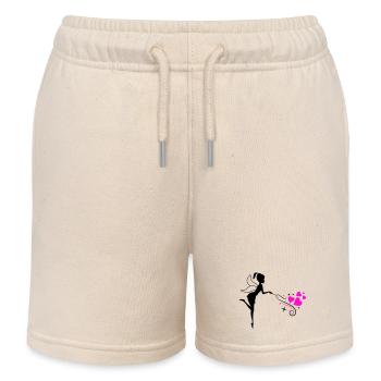 Fee Elfe Zauber - Kinder Organic Joggingshorts Mini Bolter von Stanley/Stella - Natur - Vorne