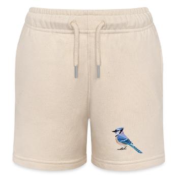 Blue Bird - Cool Bird Logo - Short de jogging enfant bio Stanley/Stella - écru doux - Devant