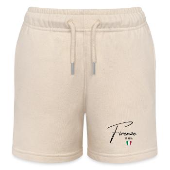 Florence, Italie, design élégant de Florence - Short de jogging enfant bio Stanley/Stella - écru doux - Devant