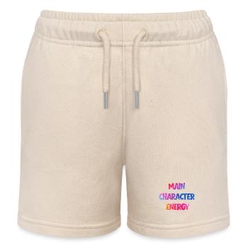 Main Character Energy bunt - Kinder Organic Joggingshorts Mini Bolter von Stanley/Stella - Natur - Vorne