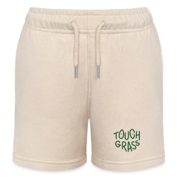 Gras berühren - Kinder Organic Joggingshorts Mini Bolter von Stanley/Stella - Natur - Vorne