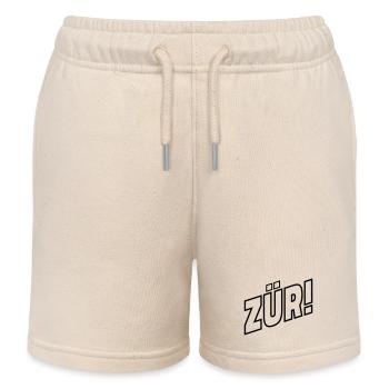 Zurich - Short de jogging enfant bio Stanley/Stella - écru doux - Devant