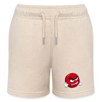 [Dein Text] Personalisiere es - Angry Meme Motiv - Kinder Organic Joggingshorts Mini Bolter von Stanley/Stella - Natur - Vorne