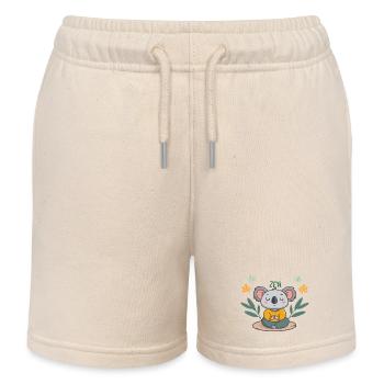 Koala-Zen-Meditation - Kinder Organic Joggingshorts Mini Bolter von Stanley/Stella - Natur - Vorne