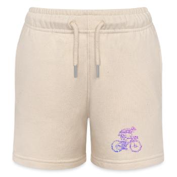 Idée cadeau pour un vélo de route avec vélo de route - Short de jogging enfant bio Stanley/Stella - écru doux - Devant